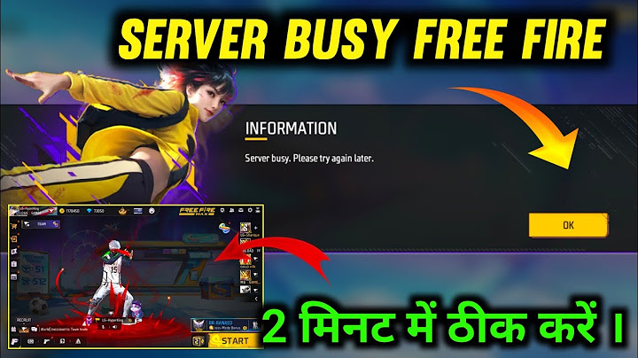 Server Busy You Are In Queue Number | Free Fire Server Problem