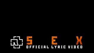 Rammstein - Sex (Official Lyric Video) chords