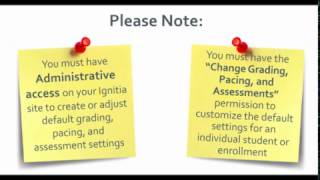 Grading, Pacing, and Assessments