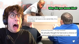 REACTING TO COPS DISCOVER 6 BODIES LEFT BY A SERIAL KILLER !!
