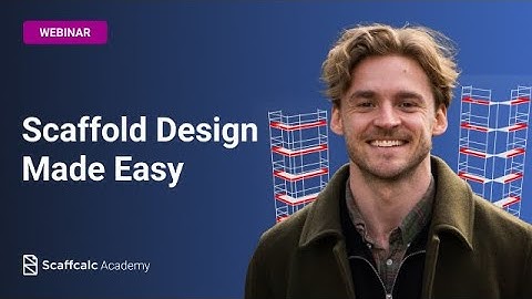 Scaffcalc Live Demo: How to Design a Scaffold Project in Minutes (Webinar)