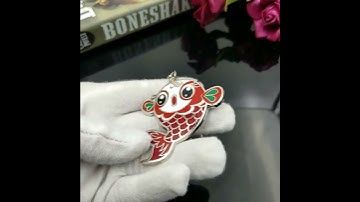 Soft Enamel Fish Keychain l Foison Metal