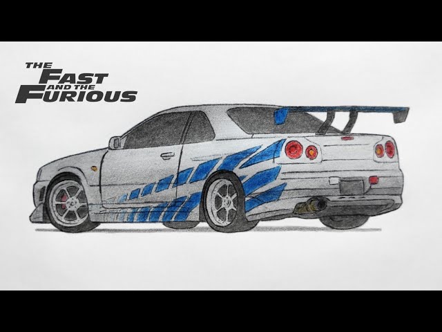2 Fast 2 Furious Skyline GT-R R34 - Paul Walker 🔥