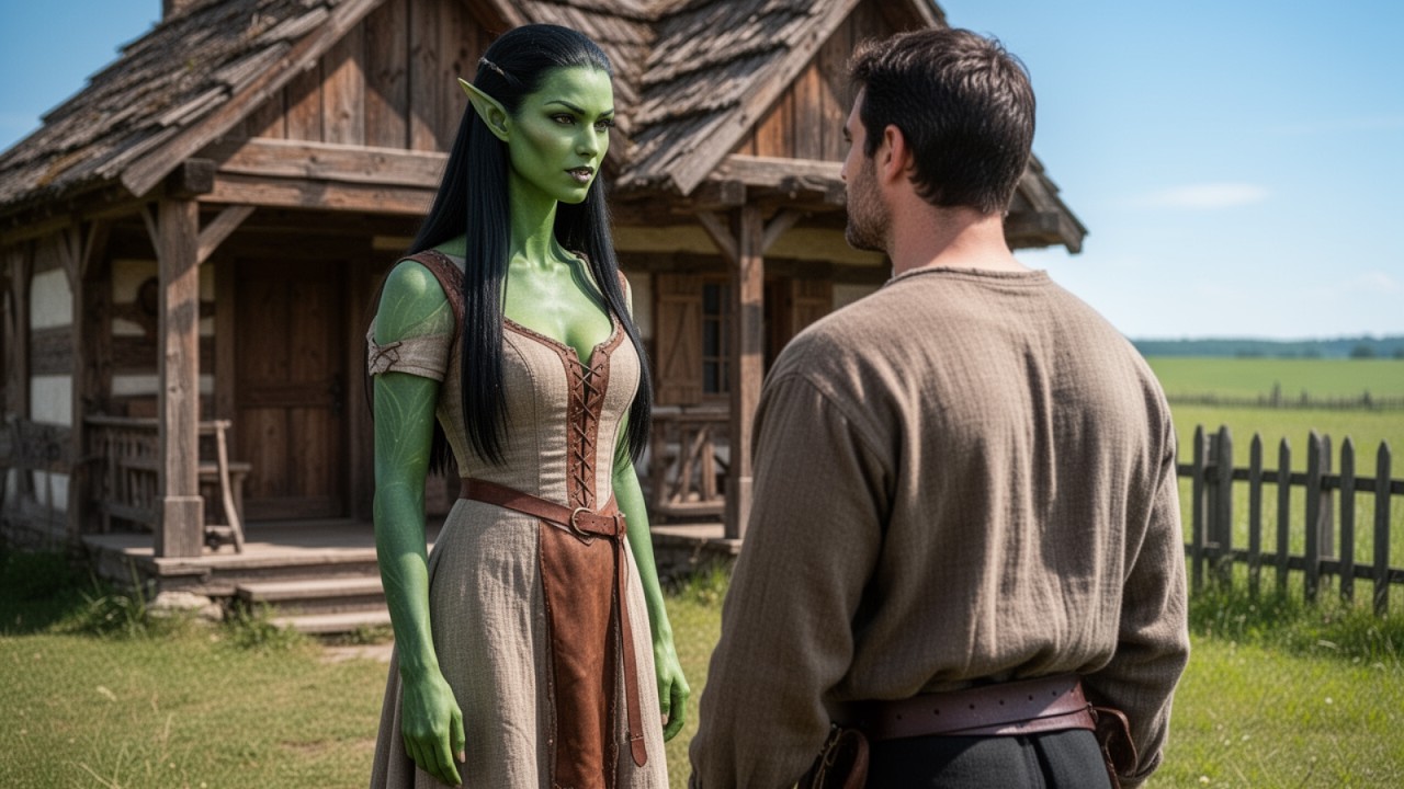 “Do You Still Remember Me, Human?” the Orc Girl Said. “You Saved Me Years Ago. I Came to Marry You.”