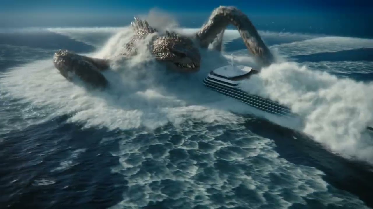 Drone Captures Shocking Moment: Giant Cruise Ship Sunk by Massive Sea Monster!
