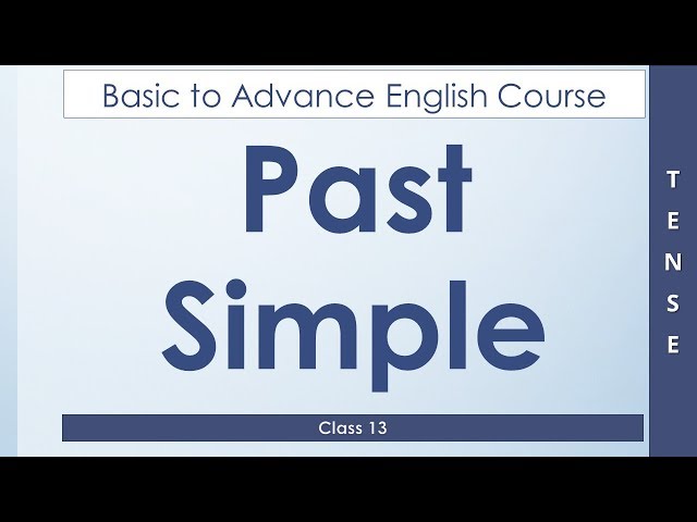 Past Simple Tense in Urdu/HIndi - Past Indefinite Tense in Urdu/Hindi Learn English In Urdu