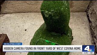 Hidden camera found in front yard of West Covina home