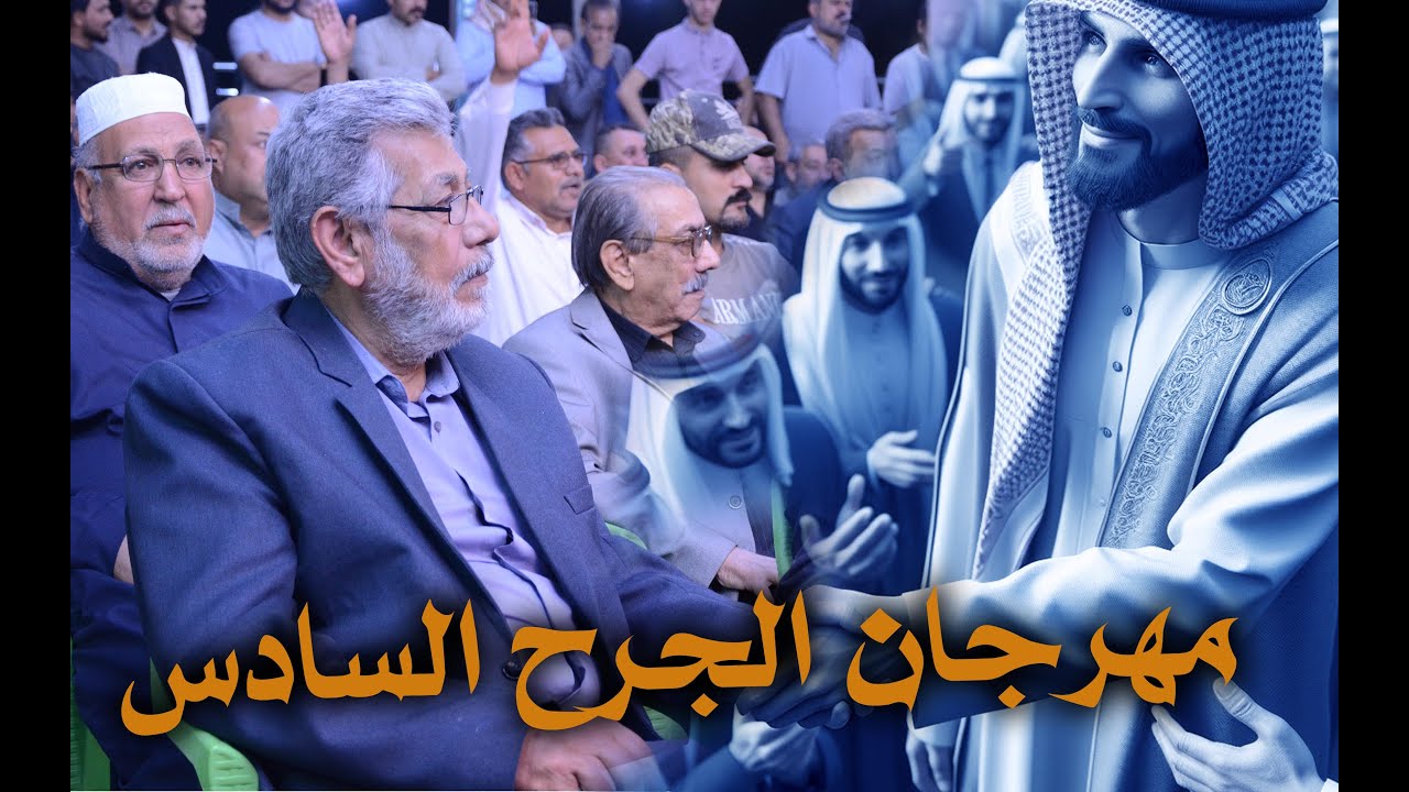 شاهد كيف رحب الملا حسين الحلو بموكب طرف الشرقي الكبير - مهرجان الجرح السادس