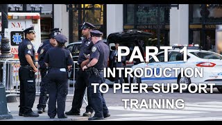 PART 1: Introduction to Peer Support Training