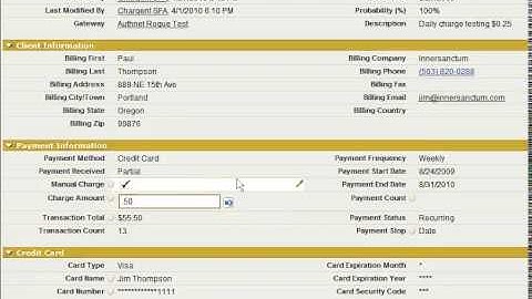 SALESFORCE: Recurring Payment Processing With Chargent
