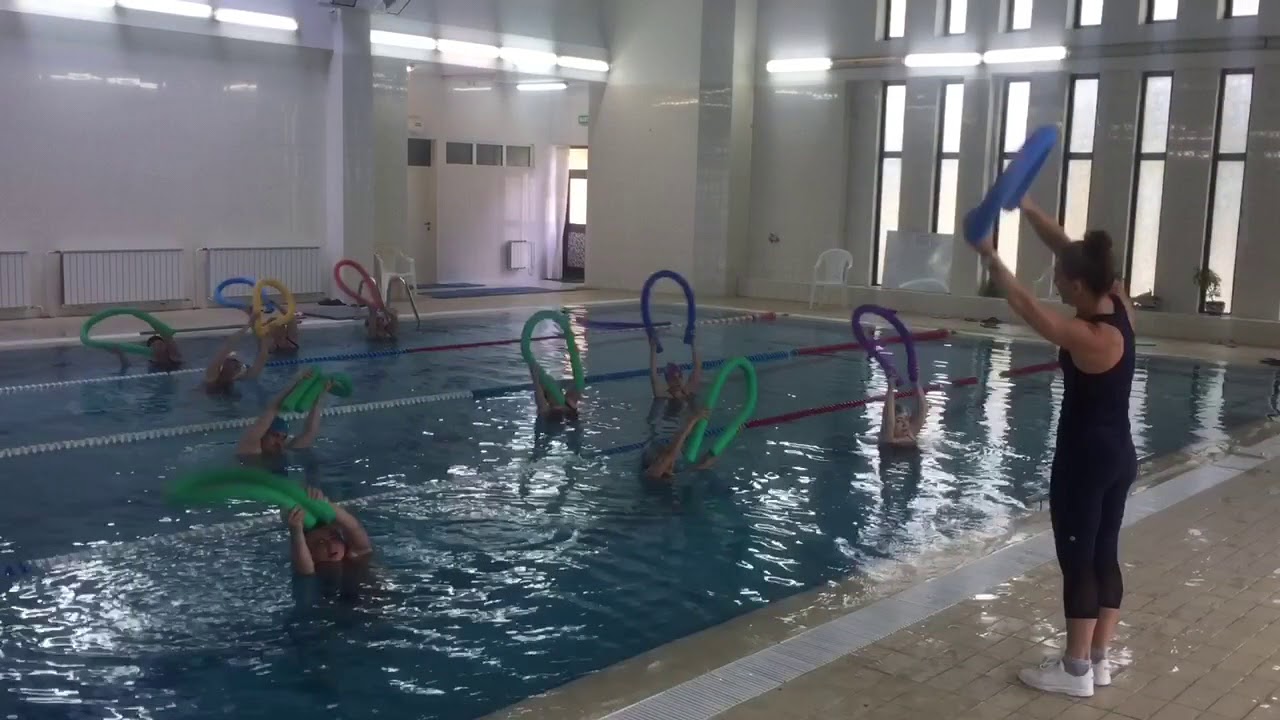 Аквааэробика в сочи - YouTube
