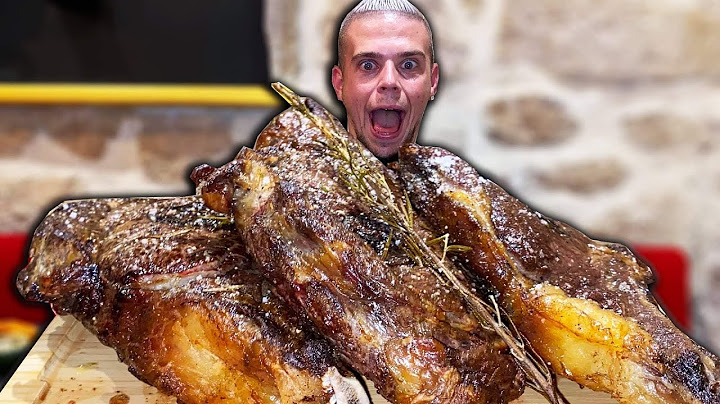 JE MANGE une CÔTE de BOEUF MATURÉE XXL ! + 4.8 KG ! (+ Jeu Concours "Gagner 1 An de MENUS")