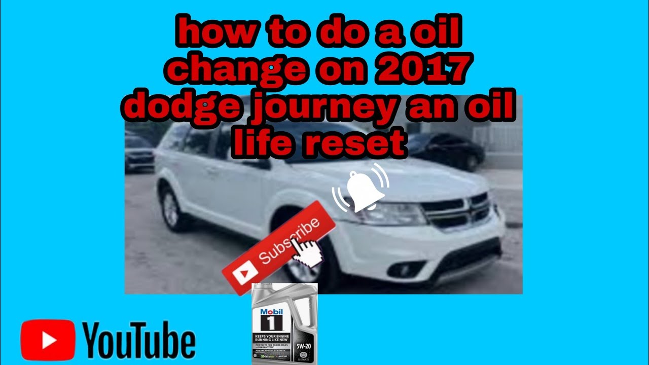 2017 dodge journey oil reset