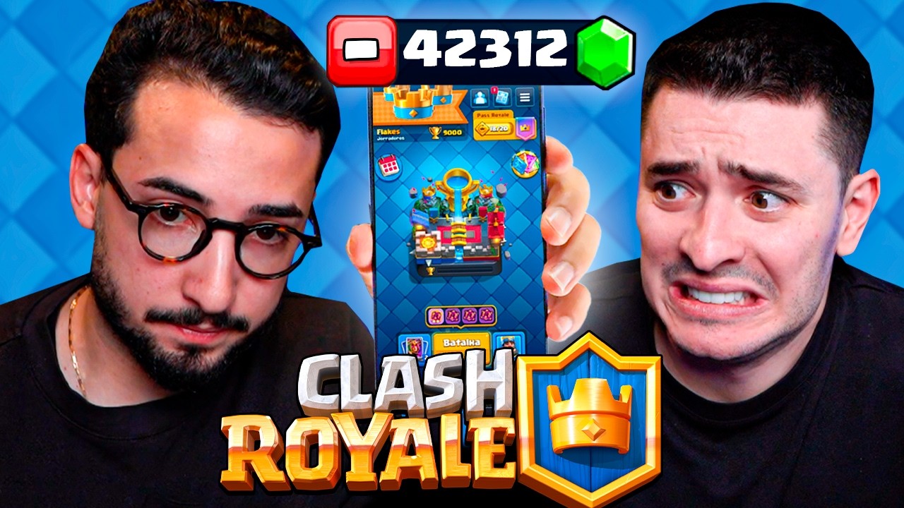 MEU IRMÃO ESTÁ VICIADO EM CLASH ROYALE!