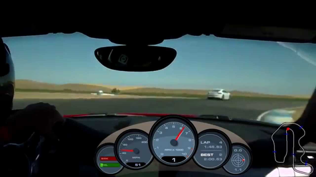 GT3 chasing a fast driver in GT4 @ Thunderhill
