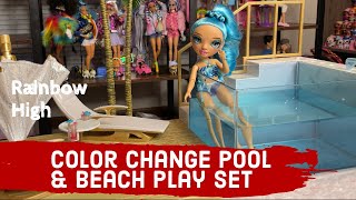 Rainbow High Color Change Pool and Play Set screenshot 5