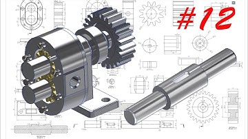 Học inventor cơ bản: Vẽ bơm bánh răng bằng inventor - Part 12