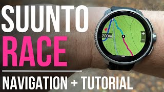 Suunto Race Navigation mit offline Karten im Test + Tutorial