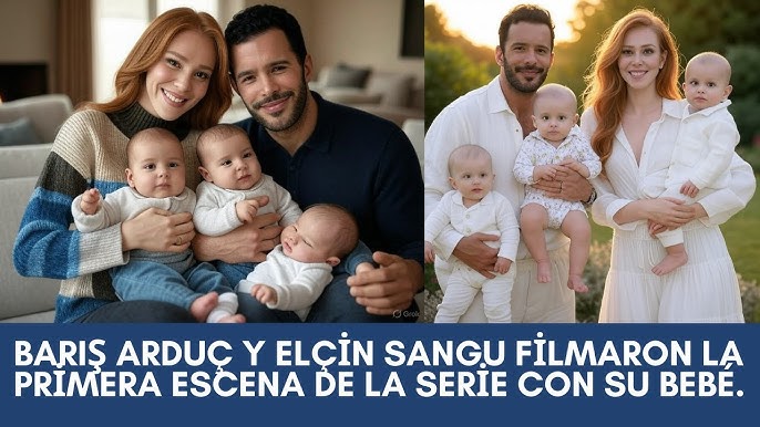 Barış Arduç and Elçin Sangu filmed the first scene of the series with their  baby. - YouTube