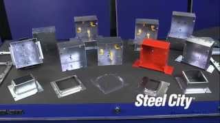 Steel City - 5 Square Telecommunication and Fire Signal Boxes