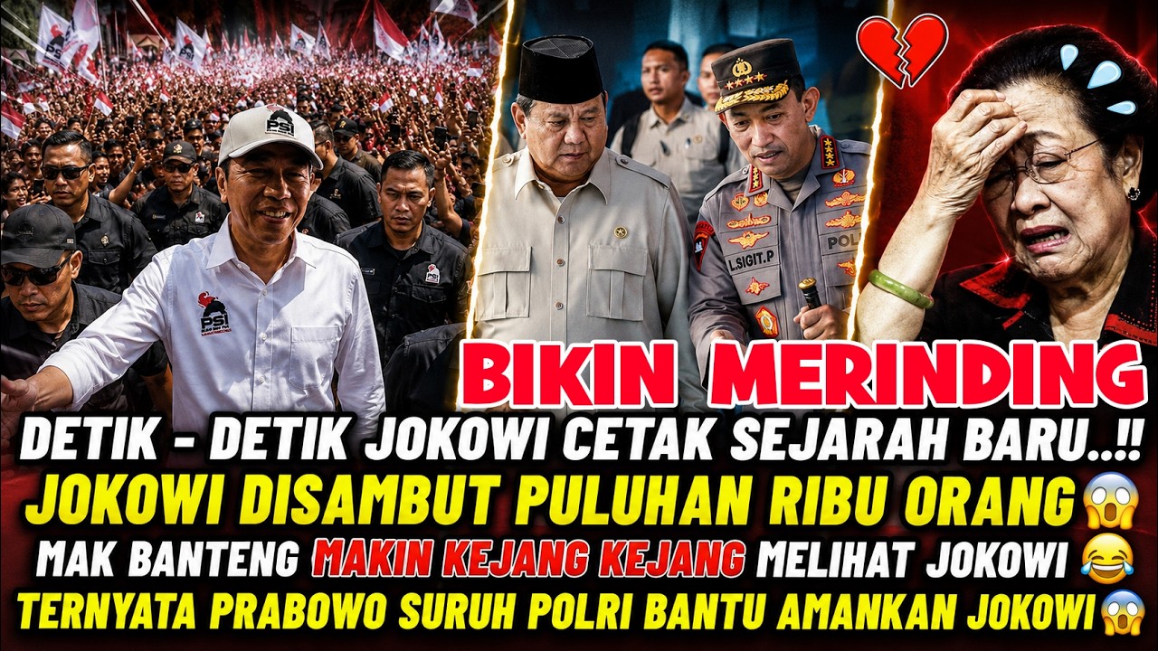 MAK BANTENG OLENG..!! DETIK" JOKOWI CIPTAKAN SEJARAH BARU 😱 20 RIBU RAKYAT SAMBUT JOKOWI DILAMPUNG 😱