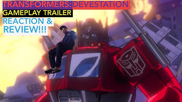 Transfomers: Devastation Gameplay Trailer REACTION & REVIEW!!!