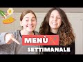 COME FARE IL MENU' DELLA SETTIMANA | organizzazione e risparmio 💰