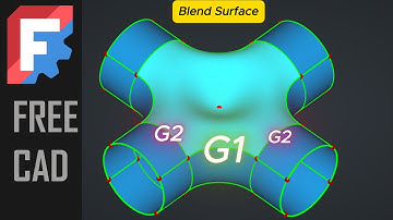FreeCAD 1.0RC2 Basic Exercies Using Blend Surface In Curve WB.