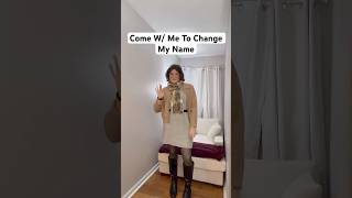 Come With me To Change My Name 🤭