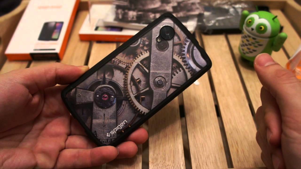 Spigen SGP Ultra Fit, Ultra Hybrid и Slimport to HDMI адаптер для Google Nexus 5