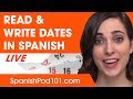 Read & Write Dates in Spanish