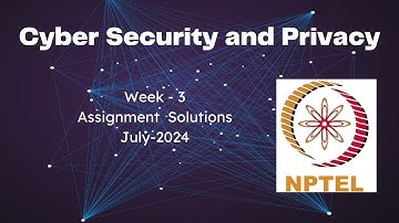 NPTEL Cyber Security week 3 Quiz Assignment Solutions | July 2024