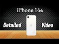 iPhone 16e Detailed Video 2025 || #TechnicalFezi #youtube