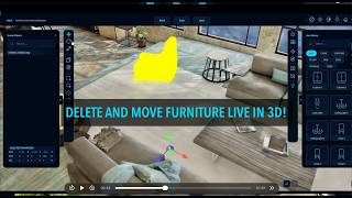 How to Edit 3D Furniture & Virtual Stage Rooms Instantly