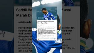Saddil Ramdani Minta Maaf Atas Kejadian Pergantiannya Di Laga Persib Vs Persis Solo