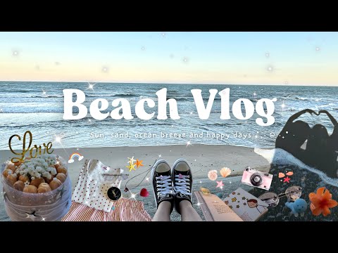 Beach Vlog 🌊🏖️☀️| Packing, Chill Days & Aesthetic Moments ✨
