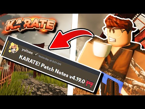 ROBLOX KARATE got a COMBAT UPDATE... IT'S SO GOOD!