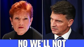 1 MIN AGO! Angus Taylor REFUSES To COLLABORATE With One Nation 