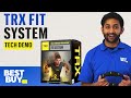 Resistance bands home workout trx fit system suspension trainer  tech demo from best buy