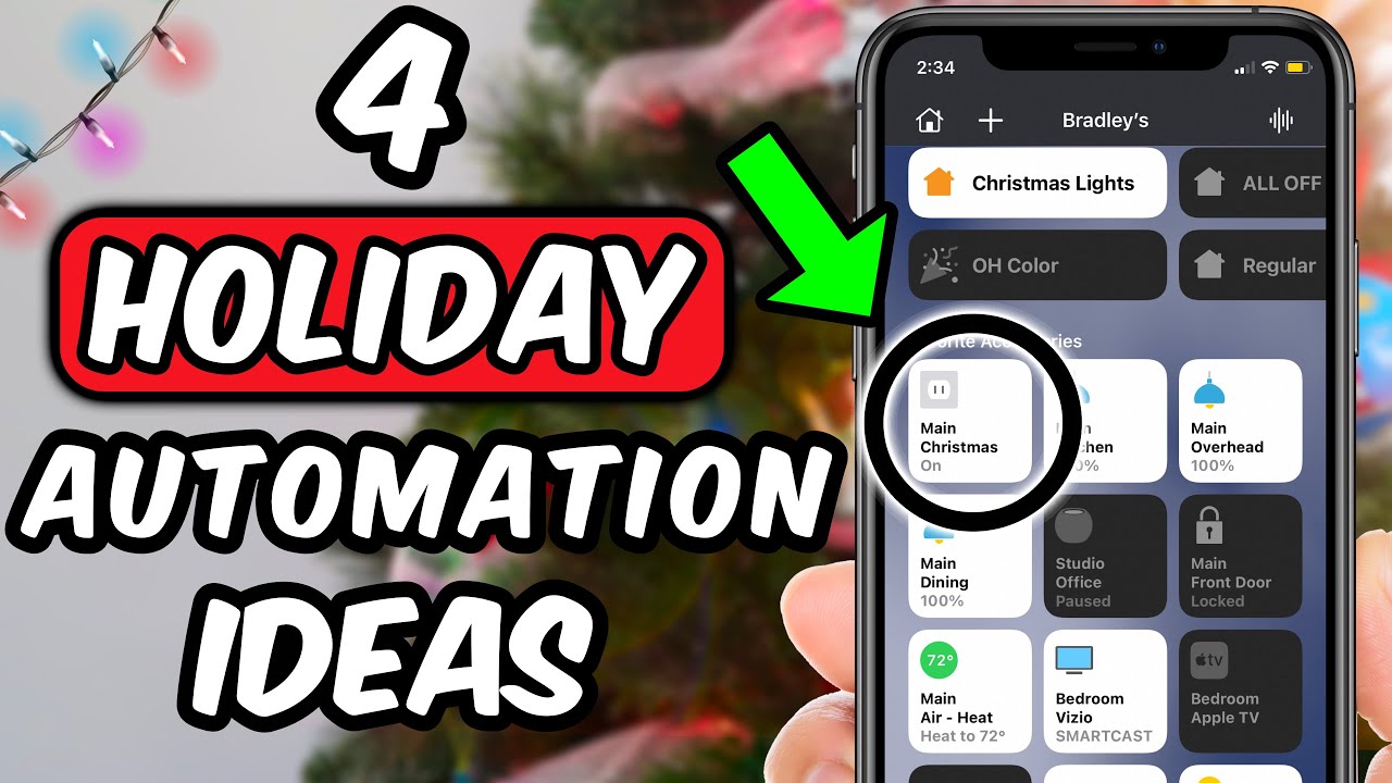 Smart Home Holiday Automation Ideas + My Christmas Setup! 🎄 - YouTube