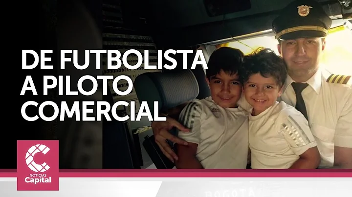El futbolista que se convirti en piloto comercial