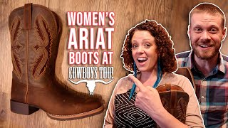 VentTEK Women's Ariat Boots are READY FOR ANYTHING | (feat) Cowboys Too!