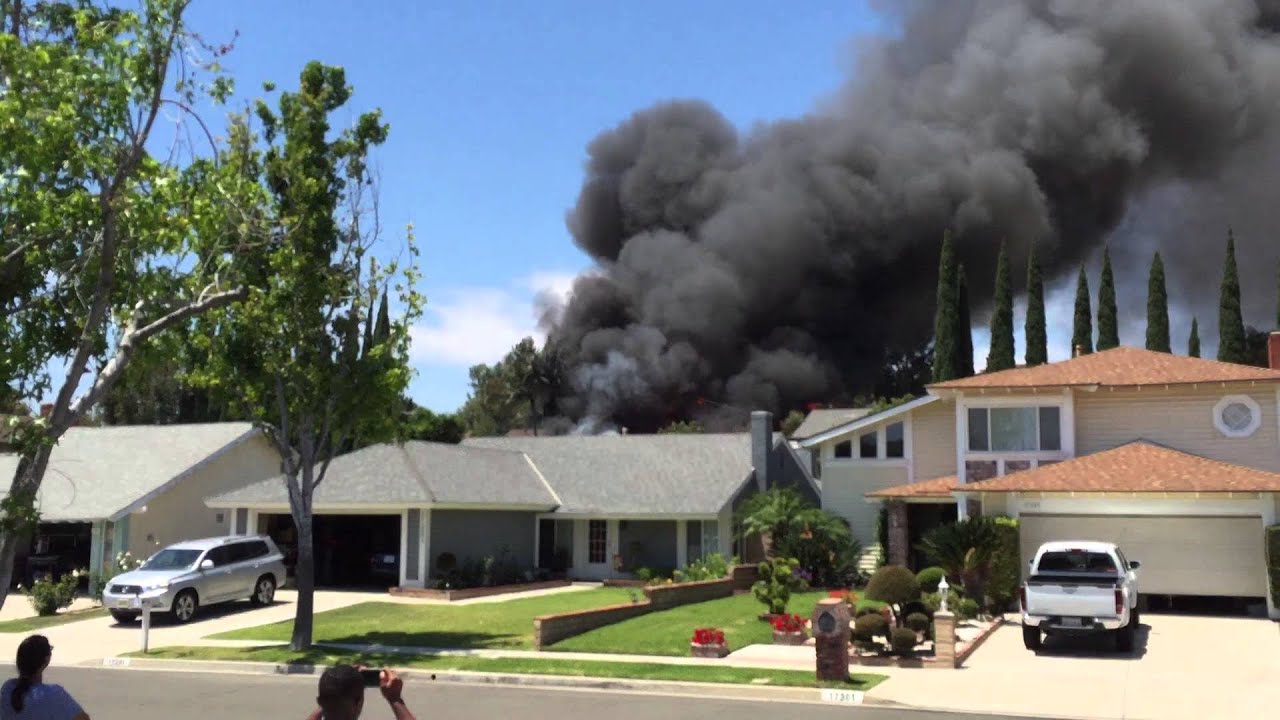 Yorba Linda House Fire Wednesday June 17, 2015 YouTube
