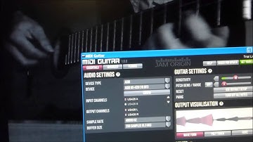 Jam Origin MIDI guitar Demo with Classical Guitar