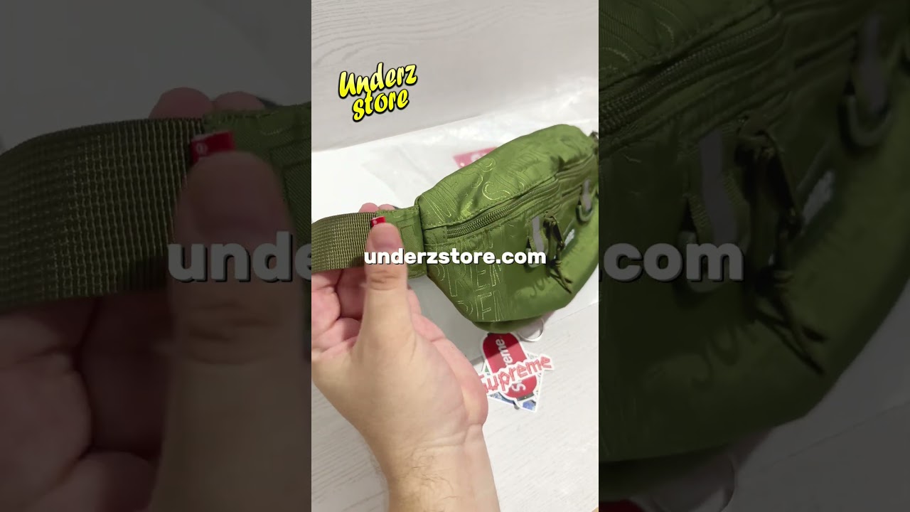 Waist Bag Pochete SS19 Supreme Verde