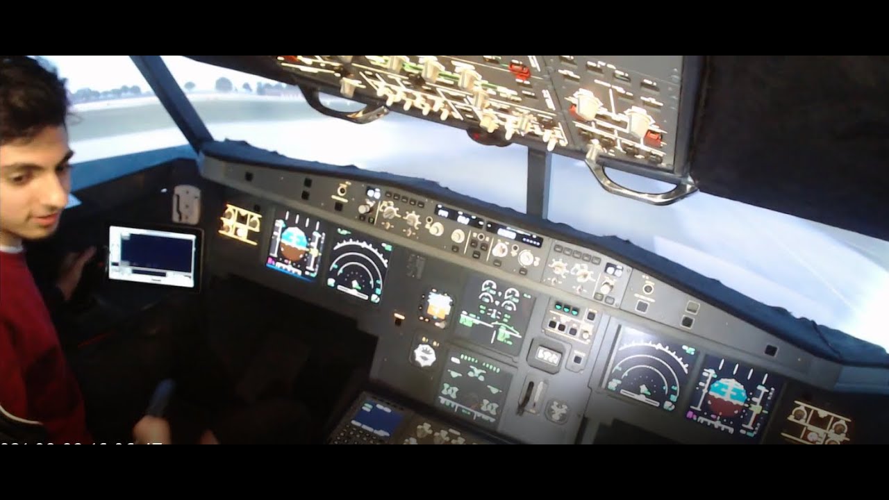 Flying A Real Airbus A320 Simulator With Real Pilots - Manchester Flight Sim Centre