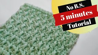 Crochet Alpine Stitch Video I Quick & Easy Crochet Pattern