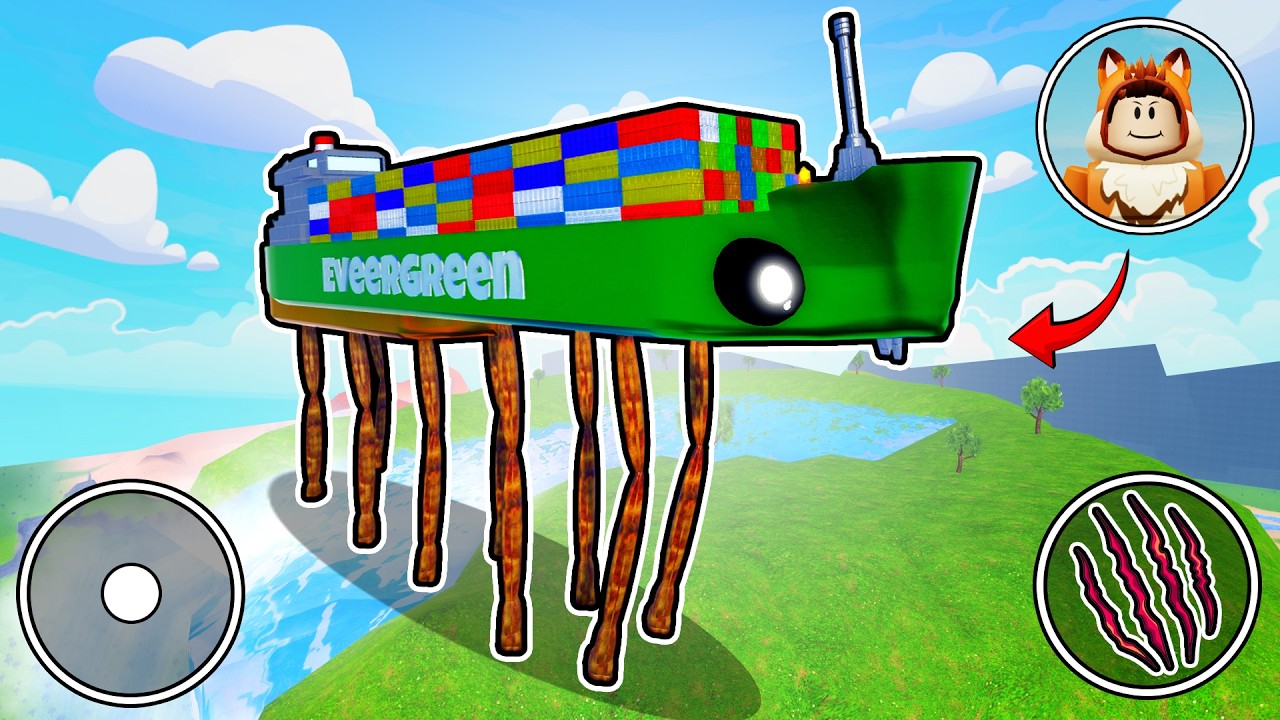 А что, если я стану CRABTANIC в Roblox