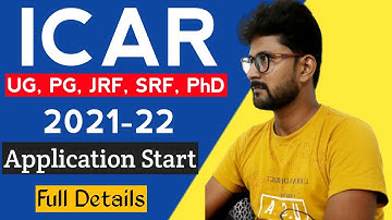 ICAR Application Form 2021| Full Information