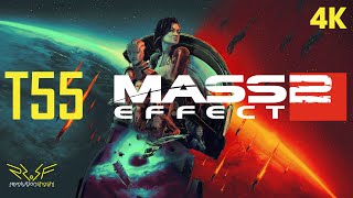 T55 Save Crashing Ship | Mass Effect 2 Legendary Edition | UNEDITED Gameplay 4K Let's Play 2024